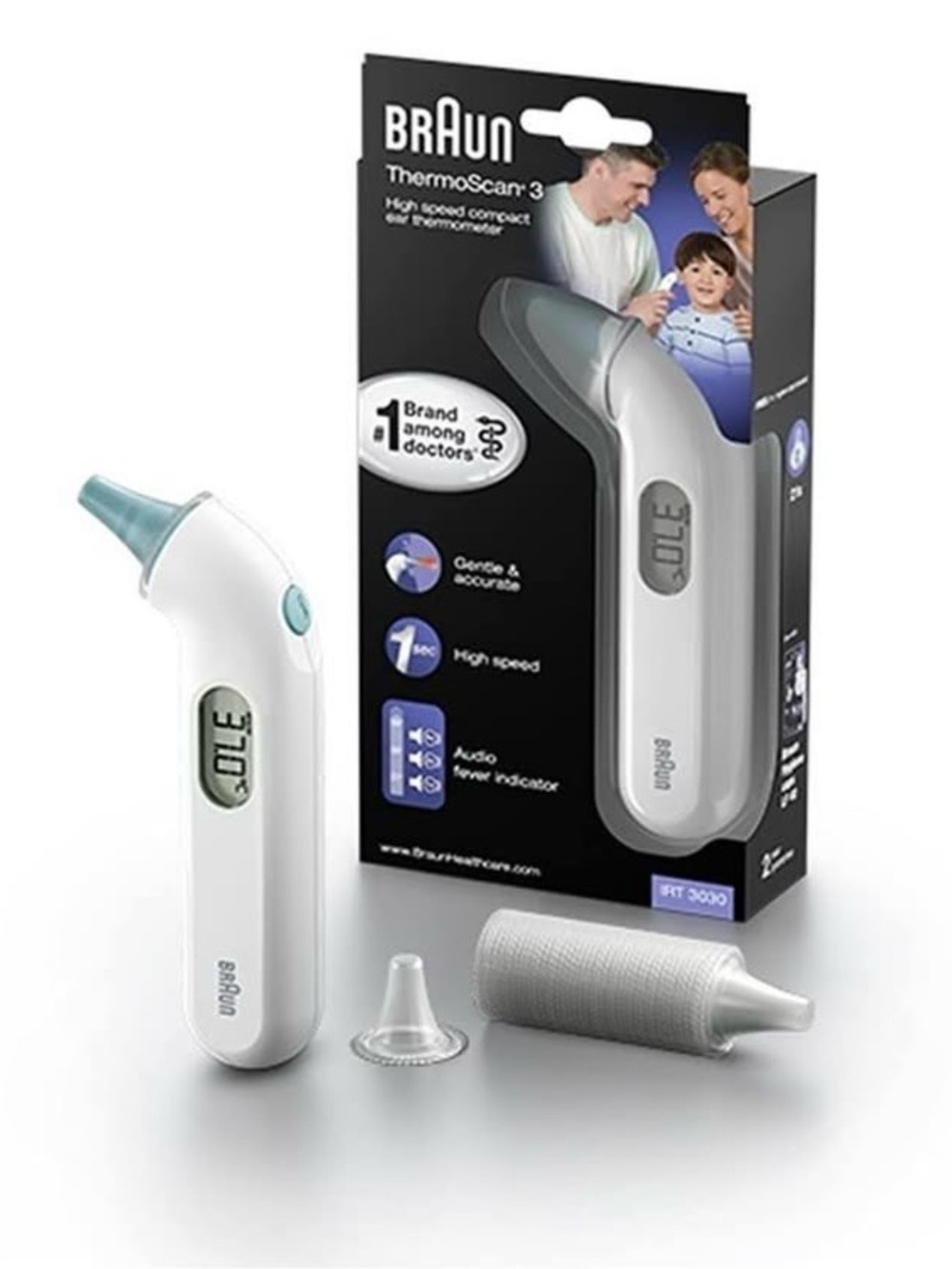 Brand New - Braun ThermoScan 3 Digital Ear Thermometer